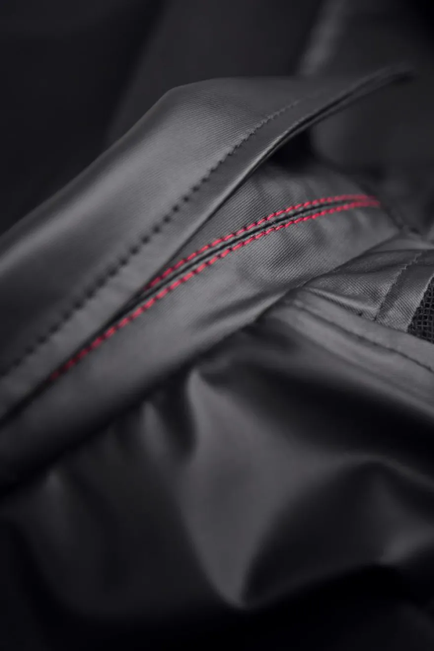 Regnes Fetish Planet - Mesh-Wetlook Jacke schwarz