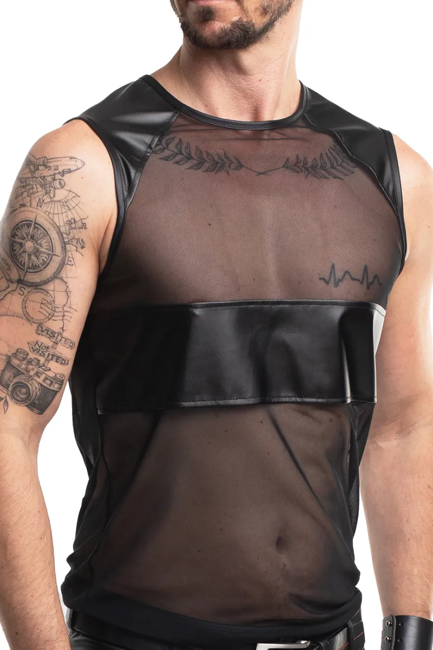 Regnes Fetish Planet - Netz Shirt mit Wetlook