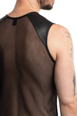 Regnes Fetish Planet - Netz Shirt mit Wetlook