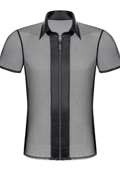 Regnes Fetish Planet - Polo Shirt mit Reißverschluss