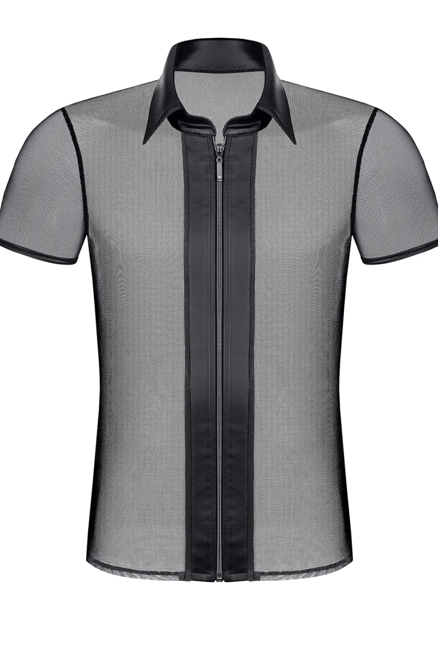 Regnes Fetish Planet - Polo Shirt mit Reißverschluss