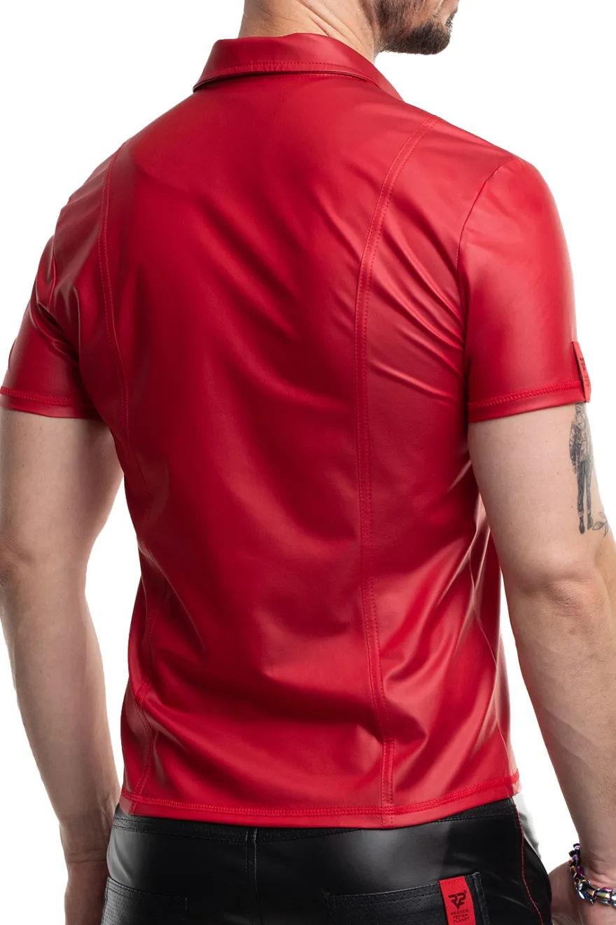 Regnes Fetish Planet - Polo Shirt mit Reißverschluss