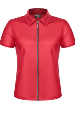Regnes Fetish Planet - Polo Shirt mit Reißverschluss