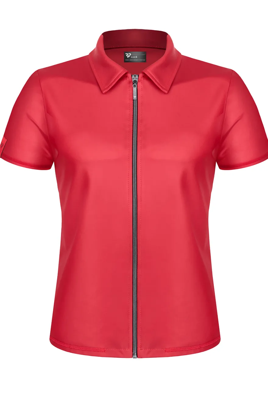 Regnes Fetish Planet - Polo Shirt mit Reißverschluss