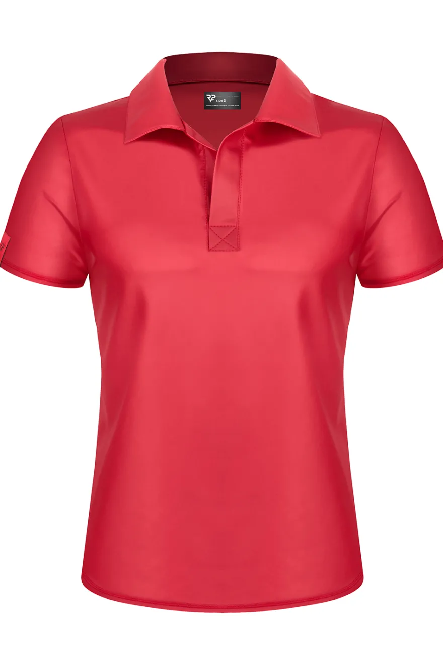 Regnes Fetish Planet - Polo Shirt im Wetlook