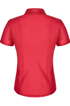 Regnes Fetish Planet - Polo Shirt im Wetlook