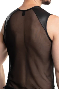 Regnes Fetish Planet - Shirt aus Netz und Wetlook