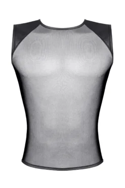 Regnes Fetish Planet - Shirt aus Netz und Wetlook