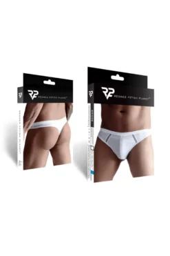Regnes Fetish Planet - String BRI006 weiß