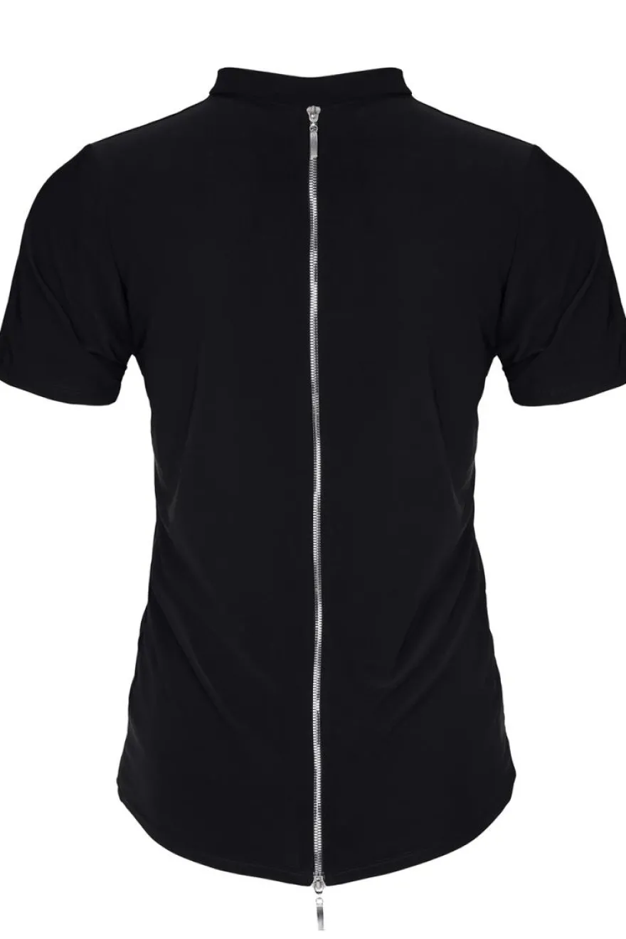 Regnes Fetish Planet - T-Shirt mit Reißverschluss