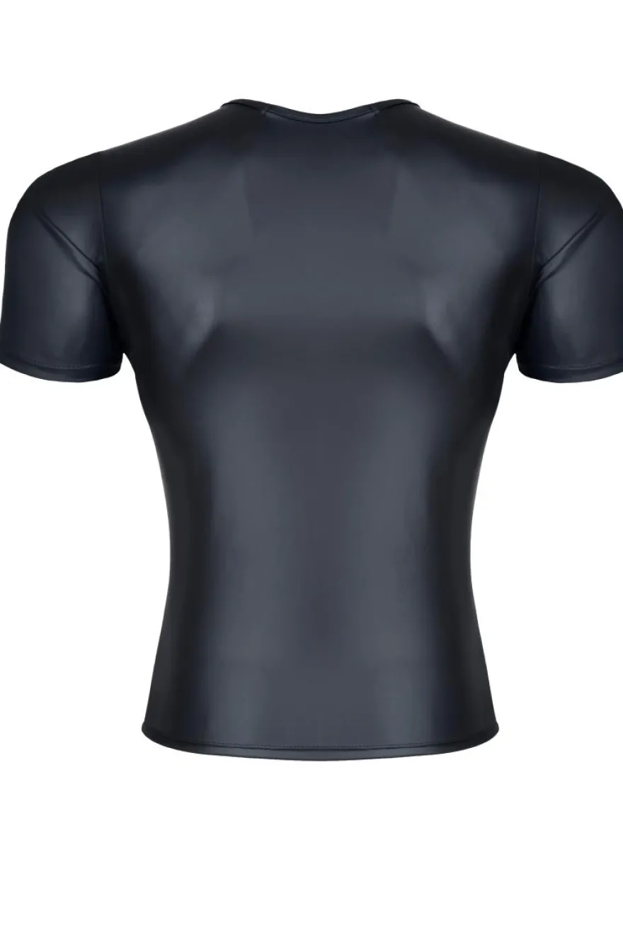Regnes Fetish Planet - Wetlook T-Shirt kurzärmlig schwarz