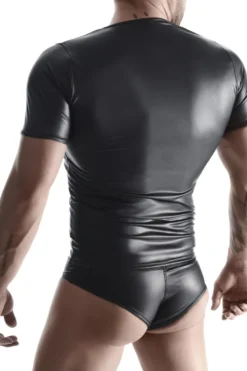 Regnes Fetish Planet - Wetlook T-Shirt kurzärmlig schwarz