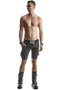 Regnes Fetish Planet - Wetlook Shorts mit Taschen