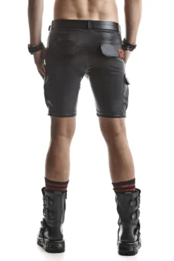 Regnes Fetish Planet - Wetlook Shorts mit Taschen