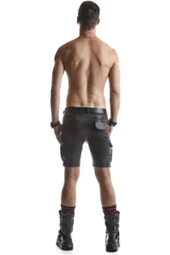 Regnes Fetish Planet - Wetlook Shorts mit Taschen