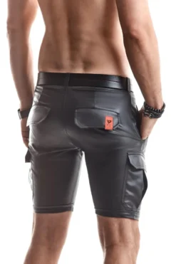 Regnes Fetish Planet - Wetlook Shorts mit Taschen