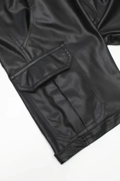 Regnes Fetish Planet - Wetlook Shorts mit Taschen