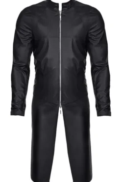 Regnes Fetish Planet - Wetlook Herren Mantel schwarz