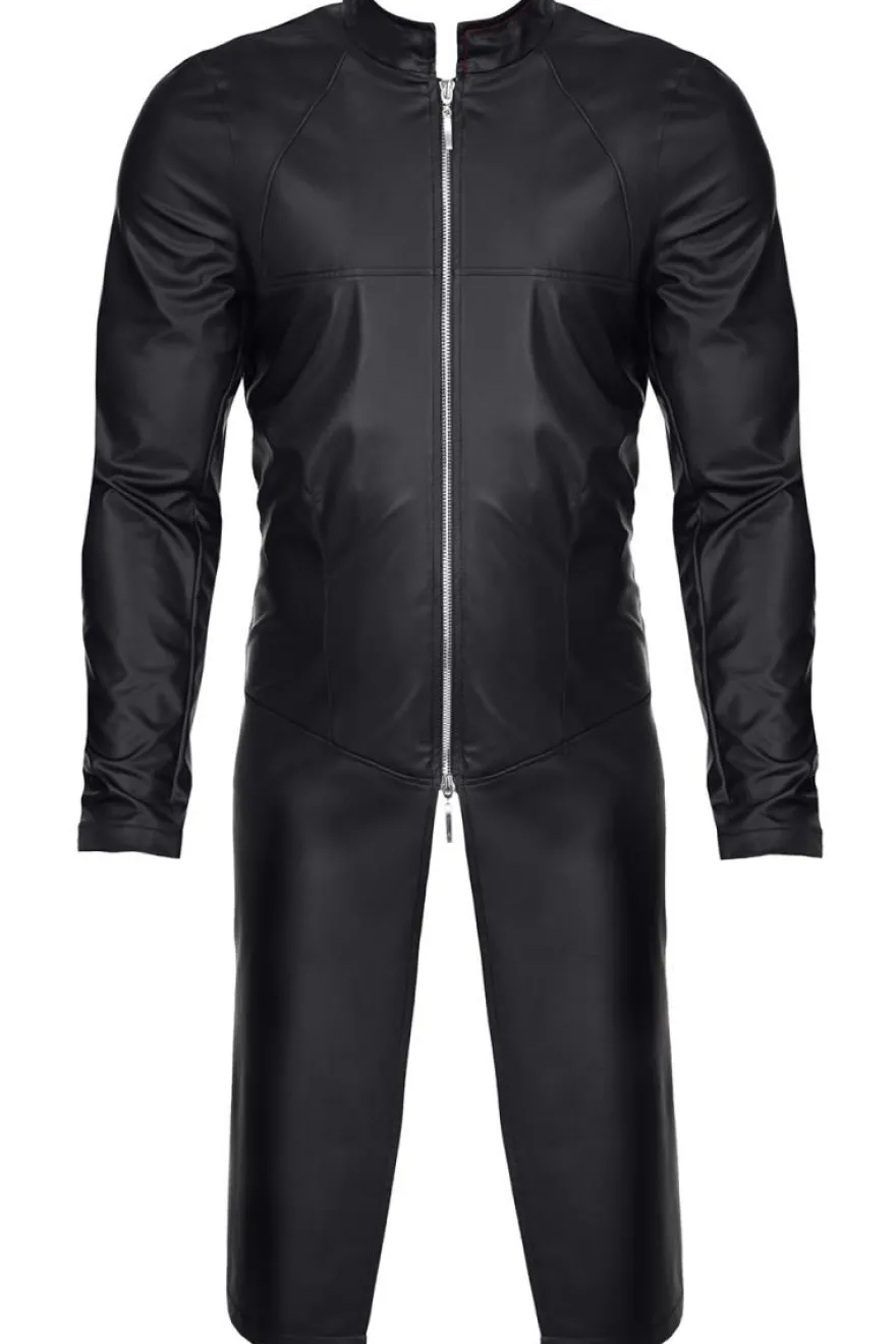 Regnes Fetish Planet - Wetlook Herren Mantel schwarz