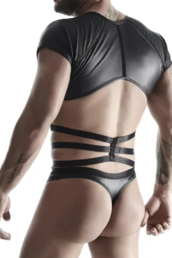 Regnes Fetish Planet - Wetlook Shirt mit Body-Harness