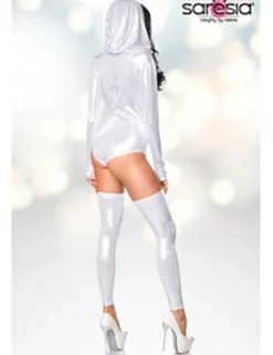 Saresia - Body-Set im Metallic-Look, 4-teilig
