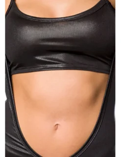 Saresia - Body-Set im Metallic-Style, 4-teilig
