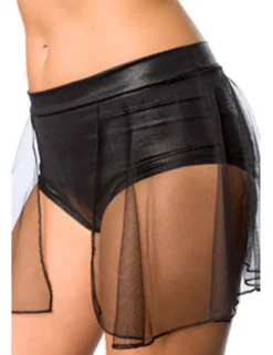 Saresia - Gogo-Set in Wetlook-Optik mit Metallic-Effekt