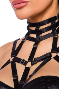 Saresia-Harness-Wetlook-Set mit Rock