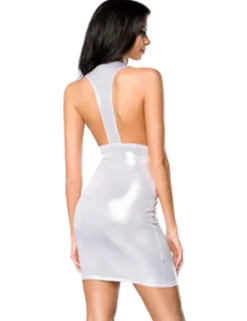 Saresia - Minikleid im Metallic-Look