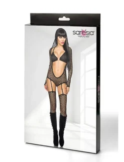 Saresia - Netz-Outfit von Saresia schwarz