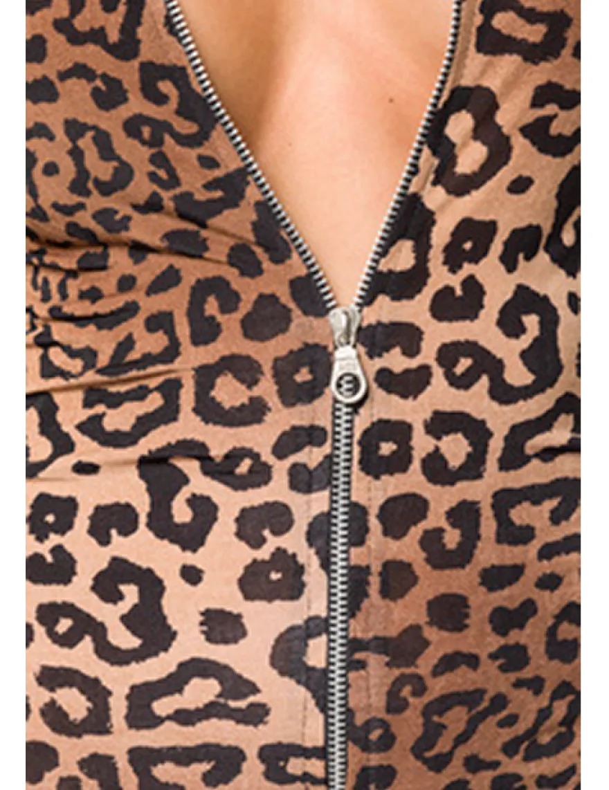Saresia - Overall mit Leo-Print