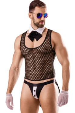 Saresia - Roleplay Butler-Kostüm schwarz-weiß