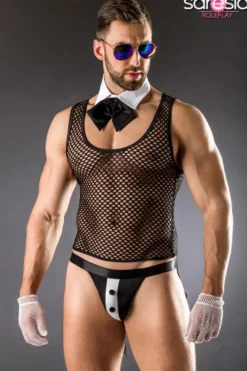 Saresia - Roleplay Butler-Kostüm schwarz-weiß
