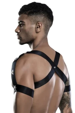 SARESIA-Roleplay Harness Outfit 18276 schwarz