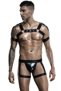 SARESIA-Roleplay Harness Outfit 18276 schwarz