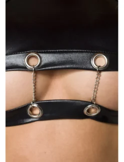SARESIA - Wetlook-Set schwarz
