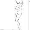 schwarzer Bodystocking BS060 von Passion Universalgröße