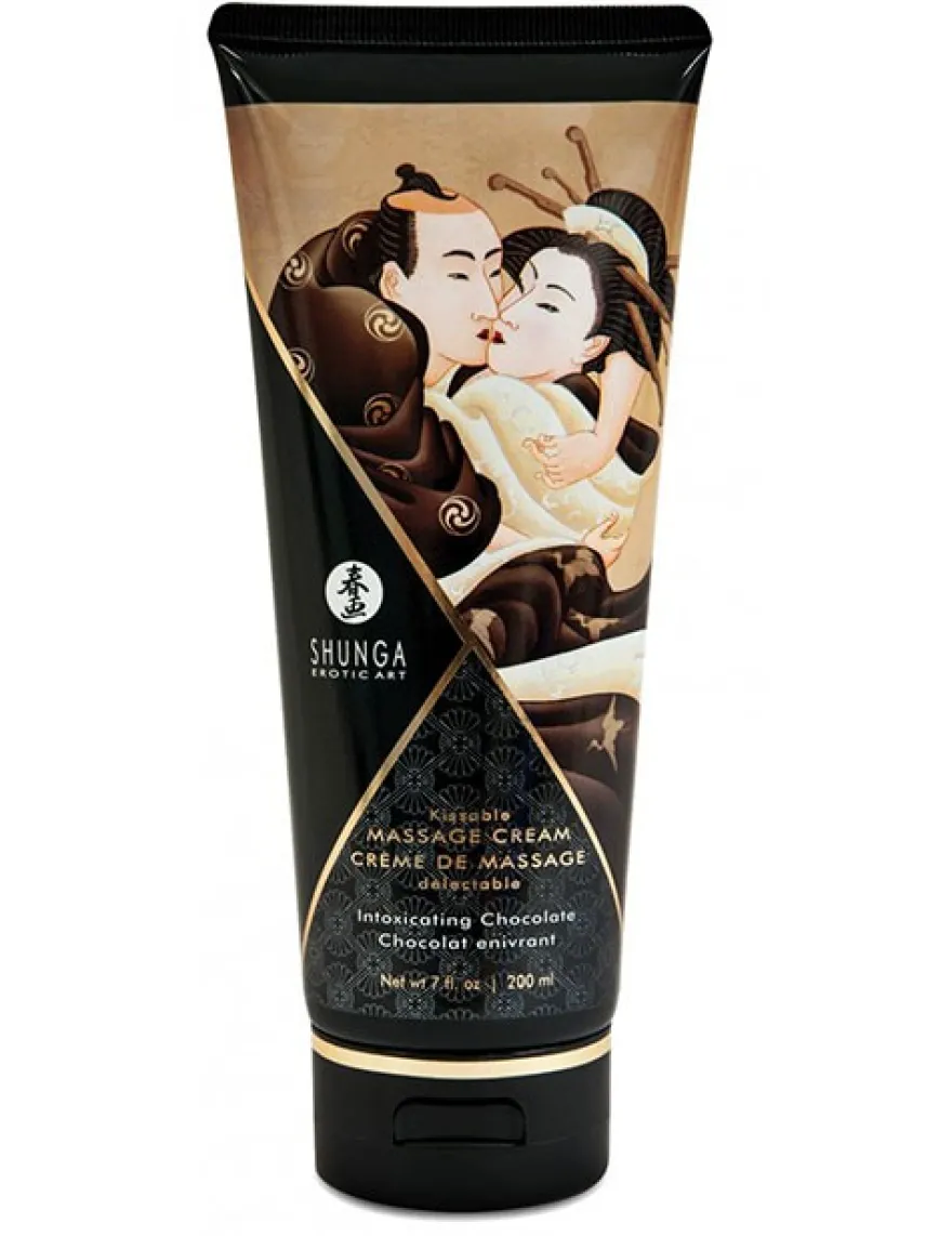 Shunga - Essbare Massagecreme "Berauschende Schokolade", 200ml