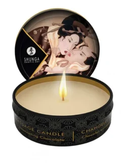 Shunga - Massage Kerze Excitation Berauschende Schokolade als Set, 6 x 30 ml