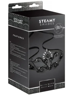 Steamy Shades - Augenmaske aus Metall mit Strass