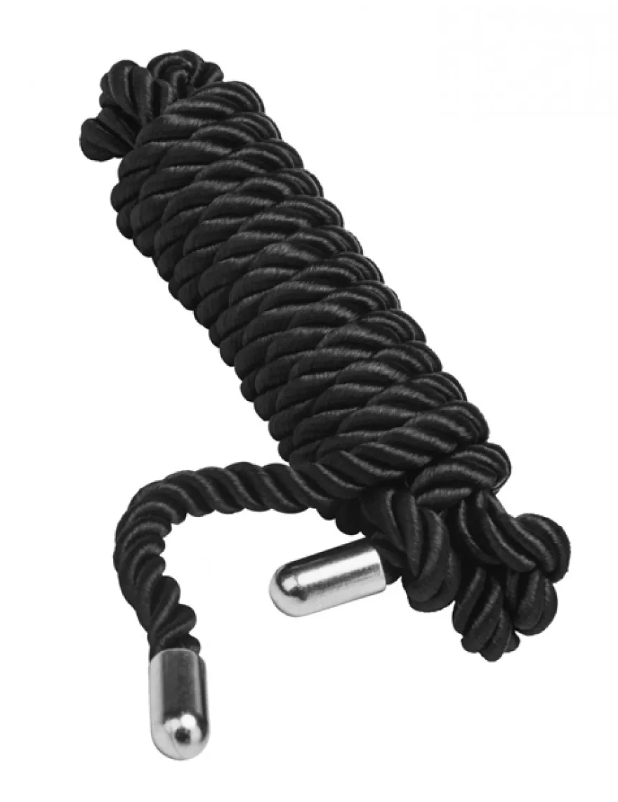 Steamy Shades - Bondage Seil mit Metallkappen