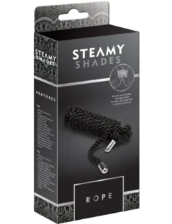 Steamy Shades - Bondage Seil mit Metallkappen