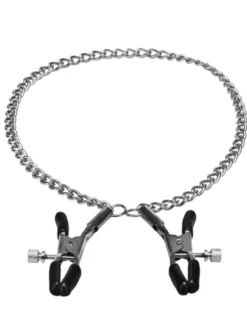 Steamy Shades - Nippelklemmen "Alligator" mit Kette