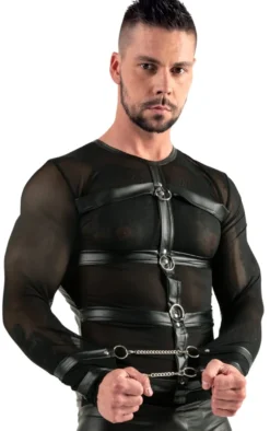 Svenjoyment - Bondage Langarm-Shirt schwarz
