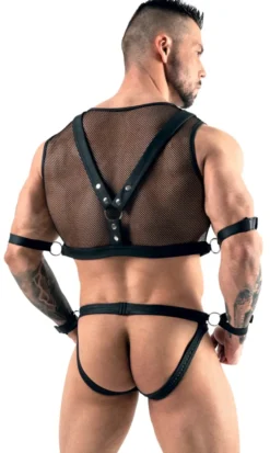 Svenjoyment Bondage - Top und Jock schwarz