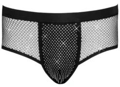 Svenjoyment - Glitzer Pants mit Netzeinsätze