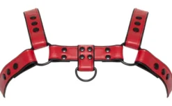 Svenjoyment - Harness aus Kunstleder rot