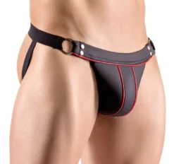 Svenjoyment - Herren Jock-Strap aus weichen dehnbarem Material in Neopren-Optik
