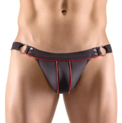 Svenjoyment - Herren Jock-Strap aus weichen dehnbarem Material in Neopren-Optik