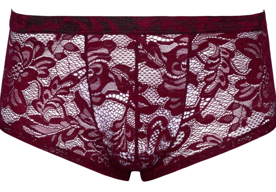 Svenjoyment - Herren Pants aus floraler Spitze